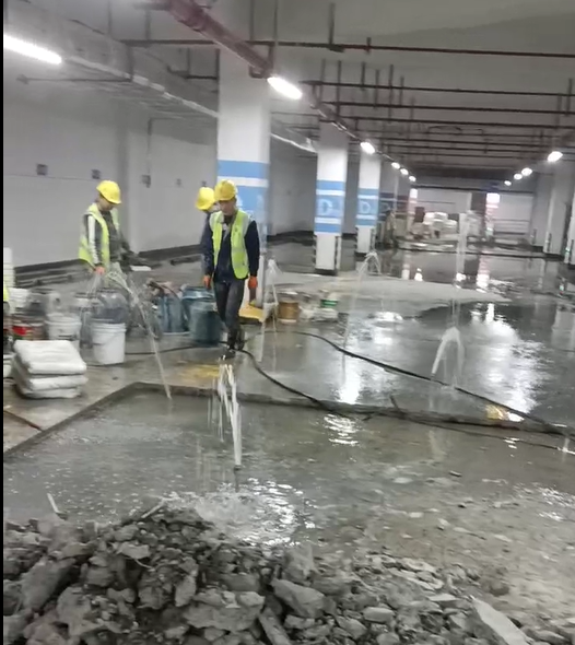 宁波地下室漏水——汹涌暗河堵漏案例